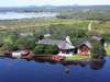 Mosaic - the lodge overlooks the lagoon